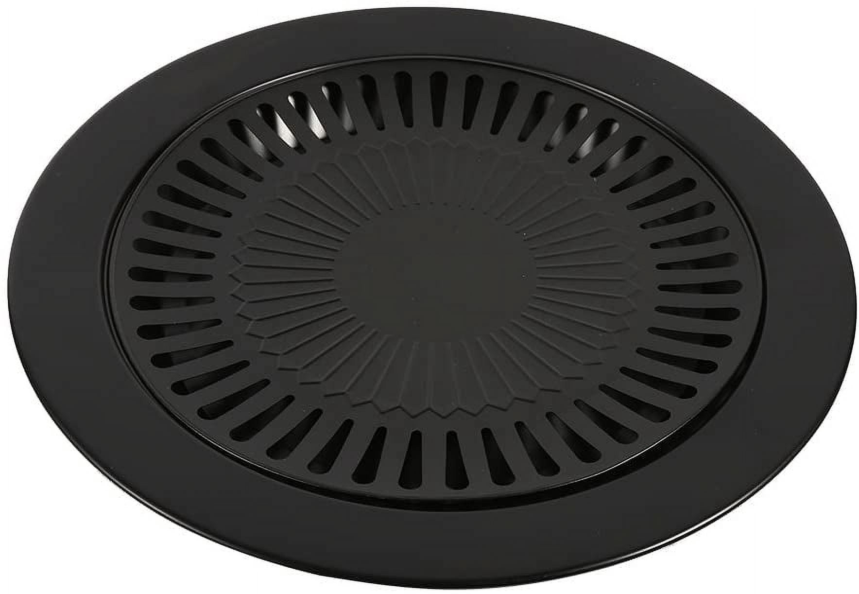 Round Griddle, Bbq Grill Plate Smokeless Non-Stick Grill Pans, Indoor Stove Grill Plate Healthy Cooking Bbq Cooking Kitchen Tool