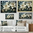 thumbnail image 4 of Designart "Contemporary White And Blue Tulips" Tulips Wall Art Prints, 4 of 7