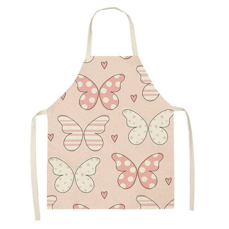

Gyedtr 1Pc Parent Adult The Family Kitchen Lovely Print Linen Family Aprons
