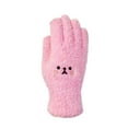 thumbnail image 4 of Jinhomg Women's Cute Winter Gloves Thick Warm Sherpa Fleece Gloves Windproof Comfy Full Fingers Outdoor Gloves 2025 Ladies Cold Weather Gifts Clearance Items for Women Pink Free Size, 4 of 5