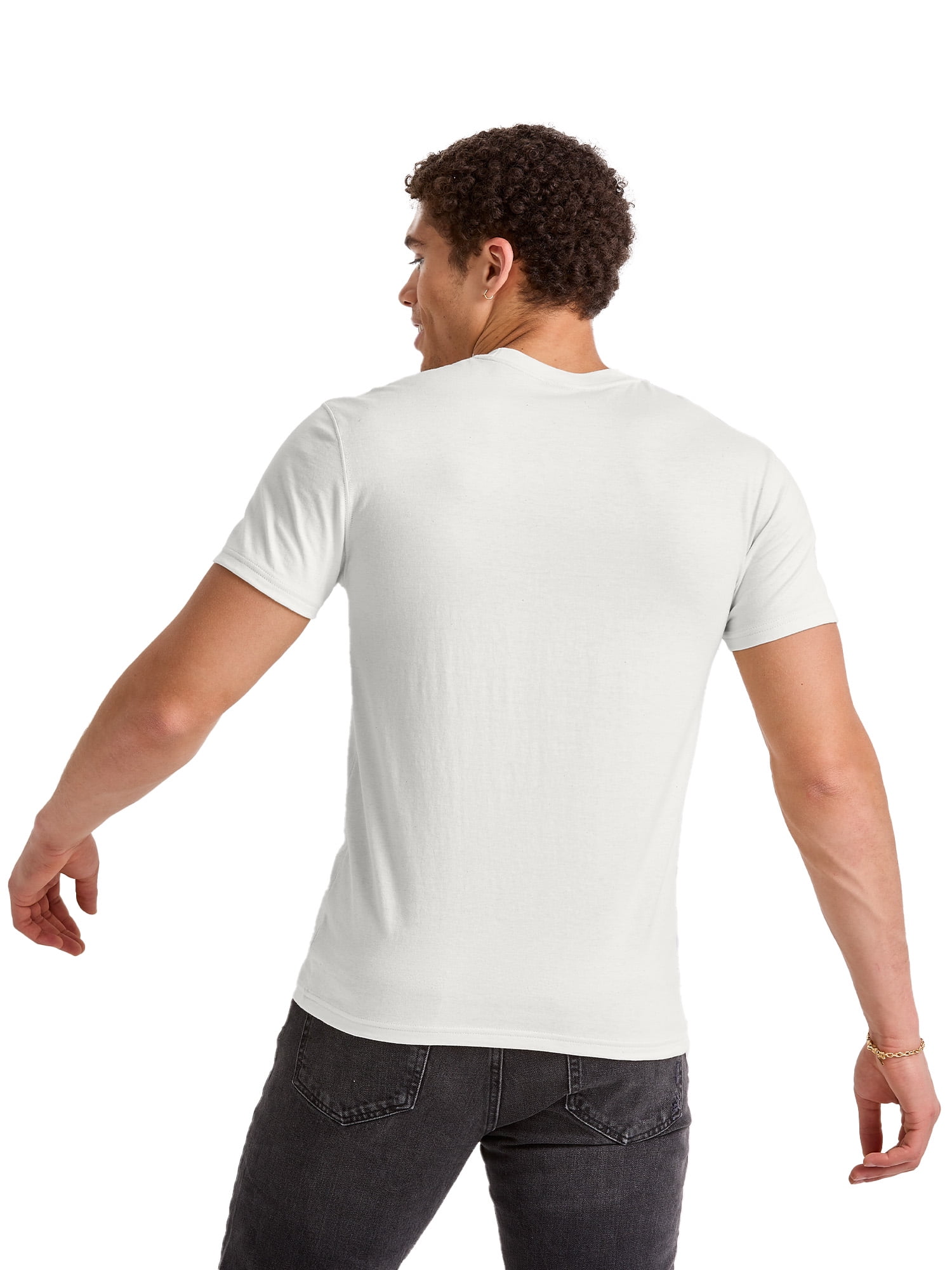 Hanes Originals Men's Cotton Lightweight Short Sleeve T-Shirt, Size S-3XL