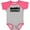 Baseball Heather and Hot Pink, variant on Inktastic Cincinnati Skyline Grunge Boys or Girls Baby Bodysuit