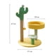 thumbnail image 2 of Rascadores para Gato, Torre para Gato de 67cm de Altura, Árbol para Gatos con Hamaca para Descansar y Postes de Sisal, Juguete Colgante, Ideal para Gatos de Todas Las Edades, 2 of 7