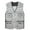 Light Gray, variant on Men's Summer Thin Slim Fit Mesh Vest Multi-Pocket Comfortable Stretchable for Spring Summer Hiking Fishing Outdoor Daily Wear,Tank Tops Men,4XL