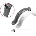 thumbnail image 2 of Rear Wheel Kit Compatible with Xiaomi M365 1S Pro PRO2 Mi3 Electric Scooter Rear Fender Tail Light Rear Bracket Support Parts (Color: Black), 2 of 5