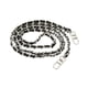 thumbnail image 2 of Cadena para bolso de moda con hebilla de 120 cm (47"), cómoda correa cruzada para bolso. Cadena de plata negra, 2 of 9