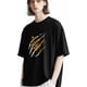 thumbnail image 3 of Camisetas de manga corta con estampado de pata amarilla africana para hombre, camisetas de cuello redondo, 3 of 8