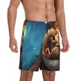 thumbnail image 5 of KLL Squirrel Sleeping In Tree for Men's 1-Pack Shorts,Sleep Pajama Shorts for Men Soft Pj Shorts Men's Pajama Bottoms Sleepwear -Large, 5 of 7