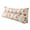C, variant on Leeye Lumbar Pillow Triangular Headboard Home Reading Back Support Sitting Up Bed Large Bolster Positioning Bedrest Removable Cover White for Sofa Couch Bedroom Living Room