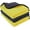 Yellow, variant on Luckybay 3 Pack Cleaning Towels, 16 x 12 inch 800GSM, Thick and Quick Drying Ultrasoft Microfiber Dual-Sided Cloth for Car Washing and Polishing Waxing Auto Detailing, Household Cleaning (Grey/Yellow)