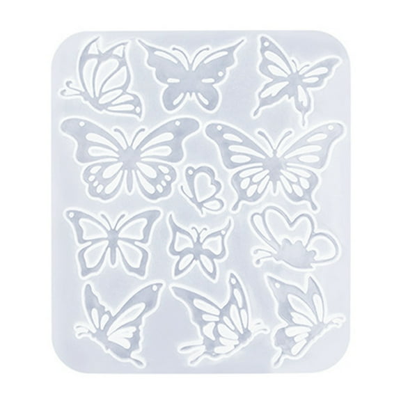 Eye Catching Butterfly Themed Earrings Mold Ear Pendant Silicone Molds Epoxy Resin Mould for Handmade Jewelry Craft