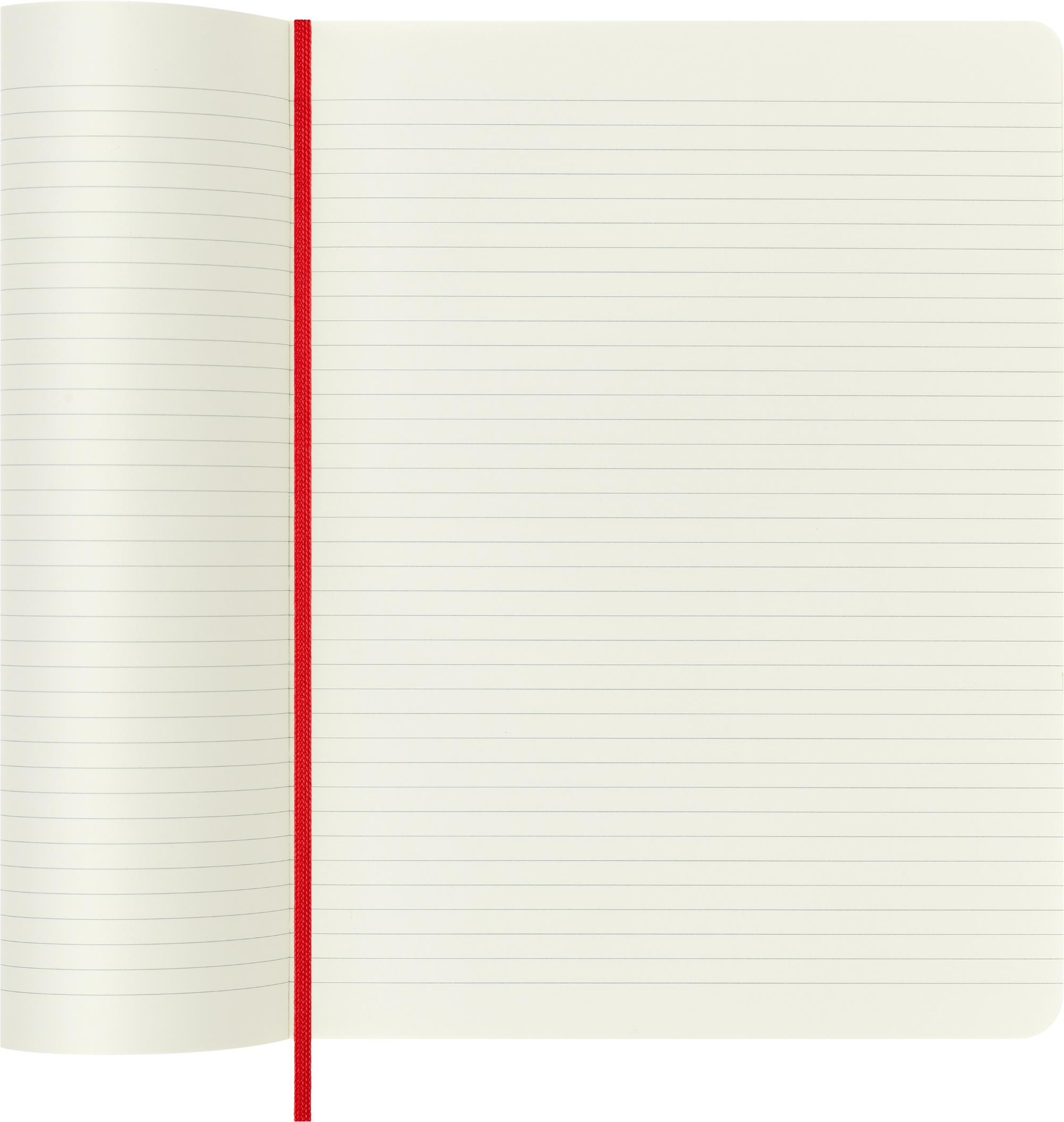 Moleskine Classic Notebook, Soft Cover, XL (7.5" x 9.75"), Ruled, Scarlet Red
