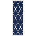 thumbnail image 3 of Safavieh Dhurries Navy Contemporary Rug - Runner 2'6" x 8', 3 of 5