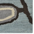 thumbnail image 2 of Rugsotic Carpets Hand Tufted Wool Eco-Friendly Area Rugs - 8'x11', Rectangle, Light Blue, Modern Contemporary Design, High Pile Handmade Anti Skid Rugs for Living Room, Bed Room (K00735), 2 of 6