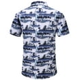 thumbnail image 4 of Geeksport Men's Hawaiian Floral Shirt Short Sleeve Button Down Casual Summer Tropical Beach Shirt, 4 of 6