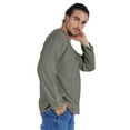 thumbnail image 3 of Atasi KurtaForMen Indiens T-Shirts à Manches Longues Unis Col Rond T-Shirt Ethnique, 3 of 7