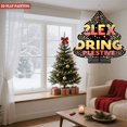 thumbnail image 4 of Stylish Metal Hanging Christmas Tree Wind Spinner - Festive Layered Design with Bold Colors for Garden & Yard Decor, 4 of 7