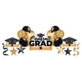 thumbnail image 2 of VictoryStore Congrats Grad Gold Graduation Yard Decoration Set, Outdoor Gold Graduation Display, 11 Piece Set (20025), 2 of 9