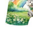 thumbnail image 5 of Happy St. Patrick’s Day Bichon Frise with Green Hat Shamrocks Rainbow All Over Print Boxer Briefs Underwear for Men Dad Bichons Dog Lovers Gifts Idea - 03007, 5 of 6