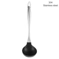 thumbnail image 1 of yingyy Serving Spoon Silicone Stainless Handle Cooking Food Scoop Resistant Kitchen No.02, 1 of 6