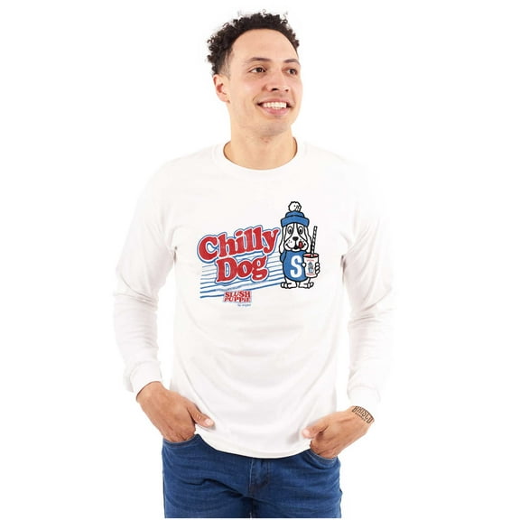 Slush Puppie Officially Dog Logo Long Sleeve TShirt Men Women Brisco Brands M
