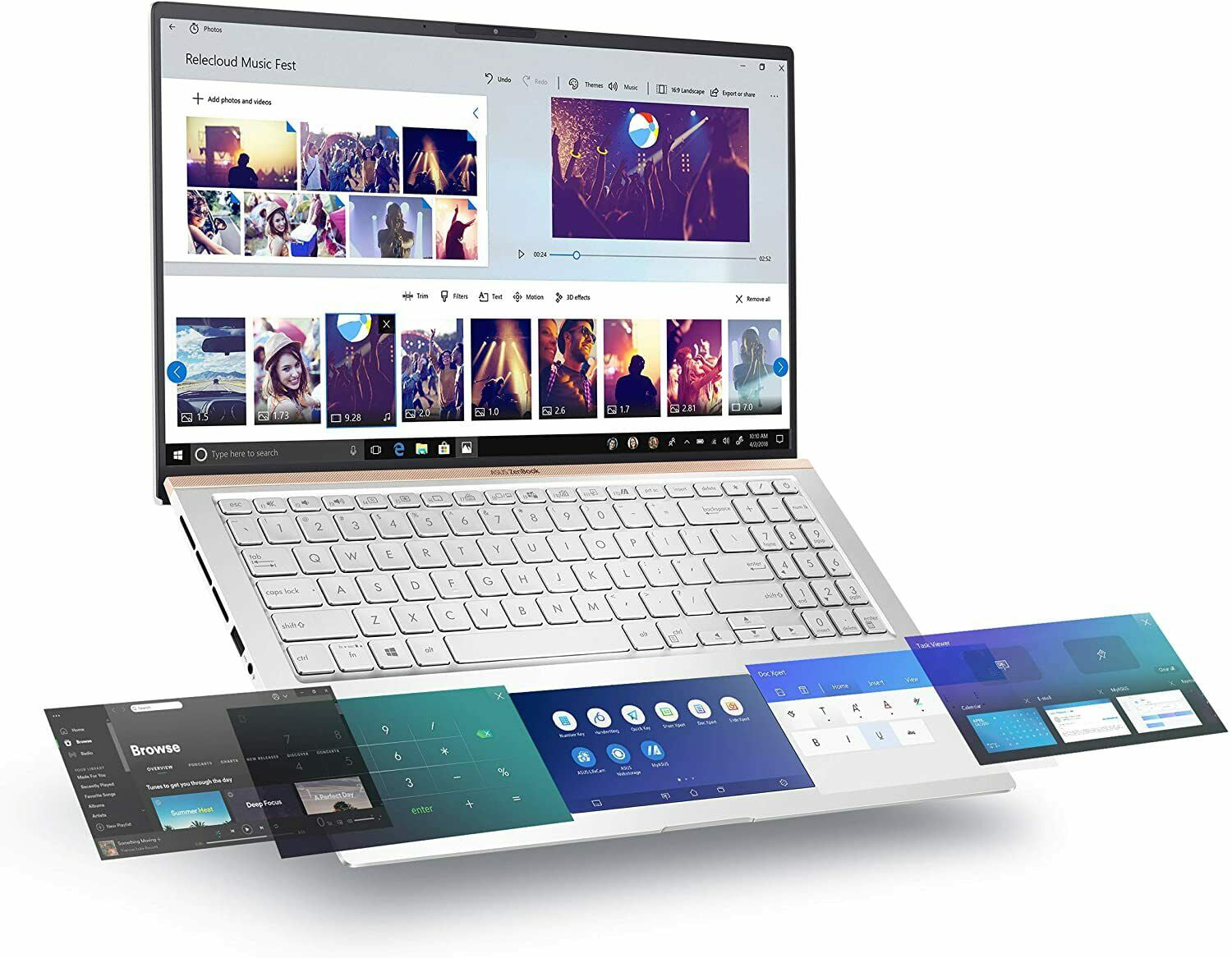 ASUS ZenBook 15 Laptop, 15.6” UHD 4K NanoEdge Display, Intel Core i7