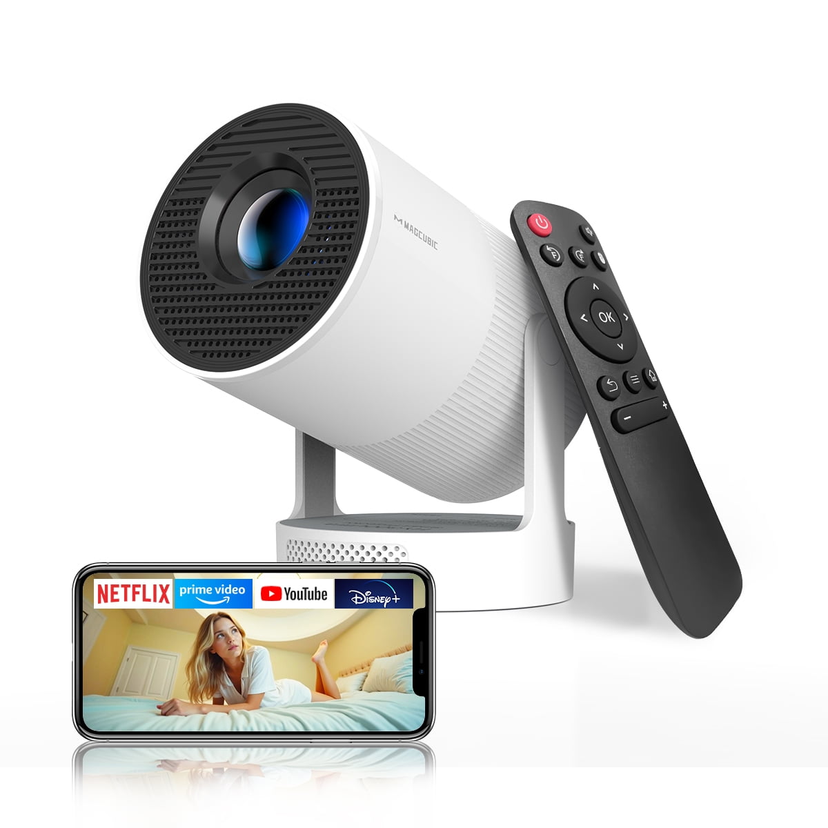 MAGCUBIC HY300 プロジェクター X Projector X Magcubic HY300 Pro Projector Mini Portable | 4K Support Android 14 WiF