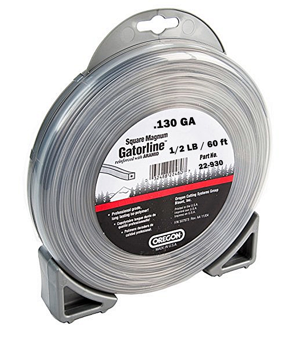 Oregon Magnum Gatorline Square Trimmer Weed Whacker Line .130" Gauge 1/
