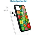 thumbnail image 3 of FFIY Red Star Case for iPhone 12/12 Pro,Cute Protective Case Shockproof Dustproof Soft TPU Bumper Aluminum Hard Back Scratch Resistant Girly Case for iPhone 12/12 Pro, 3 of 6