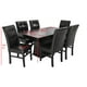 thumbnail image 2 of Comedor Veneto MOBILKRAFT 6 Sillas de Madera Base de Madera Estilo Contemporáneo Color Chocolate, 2 of 3