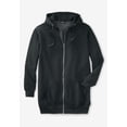 thumbnail image 2 of KingSize Men's Big & Tall Longer-Length Fleece Full Zip Hoodie, 2 of 5