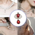 thumbnail image 4 of Qarigey 10 Uds. Hebilla colgante de botones a presión de diamantes de imitación de Metal a la moda, broche de colgantes de disfraz DIY dorado, Base de Ropa, zapatos y accesorios Miscelánea tipo 3 Qarigey AP016817-03, 4 of 6