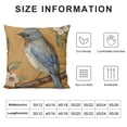 thumbnail image 5 of SHANXI Throw Pillow Covers Flower Bird Print Cushion Cover Soft Pillow Cases for Home Sofa Bed Chair Car Office Decorative 12x12in, 5 of 5