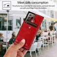 thumbnail image 6 of Galaxy Note 20 Ultra PU Leather Wallet Case,Necklace Crossbody Lanyard Case Cover with Card Holder Adjustable Detachable Anti-Lost Neck Strap Case for Samsung Galaxy Note 20 Ultra,6.9",Red, 6 of 14