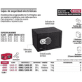 thumbnail image 2 of Caja Seguridad Electronica Mediana 21 L Hermex 43081 Hermex CASE-35, 2 of 2
