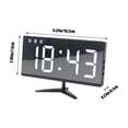 thumbnail image 3 of Alarm Clock,Led Small Digital Alarm Clock For Bedrooms,Hot Selling Concise Colorful Screen Weather Clock Temperature and Humidity On The Same Screen Electronic Alarm Clock Backlit Calendar Clock, 3 of 8