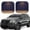 Gold Black Glitter, variant on Naloa Pink Glitter 2 Piece Foldable Car Sun Shades, Car Windshield Sunshade, Front Window Sunshade for Car, Truck, SUV - Small