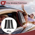 thumbnail image 2 of Pegatina Antirrayaduras para el Recubrimiento del Pilar de la Ventana de la Puerta Unique Bargains para Nissan Frontier 2005-2020 Fibra de Carbono Negra Frontal Izquierda Derecha, 2 of 6