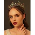 thumbnail image 2 of Queen Crown for Women - Baroque Wedding Tiaras and Crowns, 2 of 5