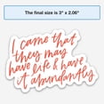 thumbnail image 5 of Sticker | John 10:10, 5 of 10