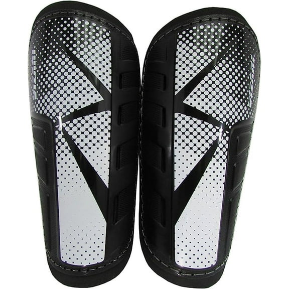 Vizari Slip-In Soccer Shin Guards for Youth and Adults | Lightweight Shin Pads for Men and Women - Black, L