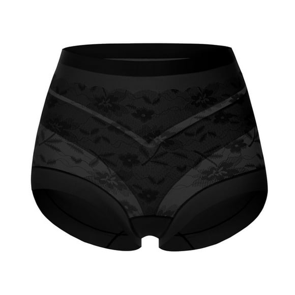 High Waist Shaping Panties For Seamless Underwear Lace Trim Comfortable Fit Full Coverage Everyday Wear Women
