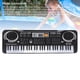 thumbnail image 3 of Juguete De Piano Con Teclado Para Niños, Juguete De Piano Electrónico Portátil 61 Teclas Bordes Redondeados Divertido Educativo Para Niños, 3 of 7