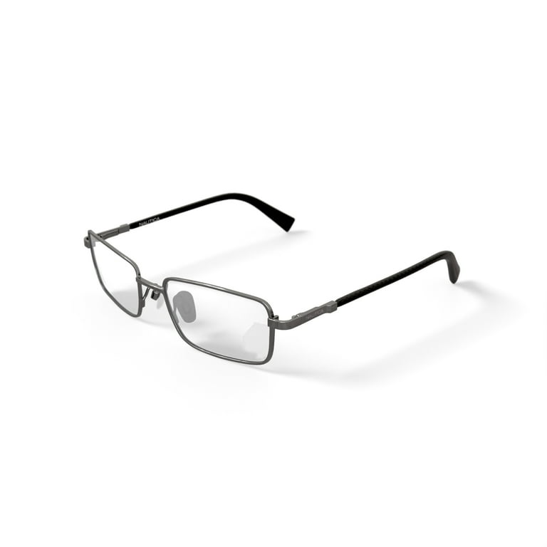 Nautica Men's N7275 Prescription Eyeglasses with Case, Gunmetal