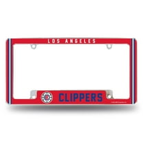 Los Angeles Basketball Clippers Chrome Metal License Plate Frame