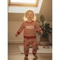 thumbnail image 4 of BemeyourBBs Toddler Baby Boy Girl Valentines Day Outfit Striped Heart Sweatshirt and Pants Set Spring Fall Winter Clothes, 4 of 9