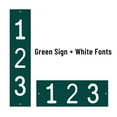 thumbnail image 3 of ShadeMart Personalized Floating House Numbers Address Street Sign Plaque in Vertical/Horizontal, Aluminum Modern Front Door Sign - Made In USA (Custom Plate & Fonts Colors/Numbers), 3 of 9