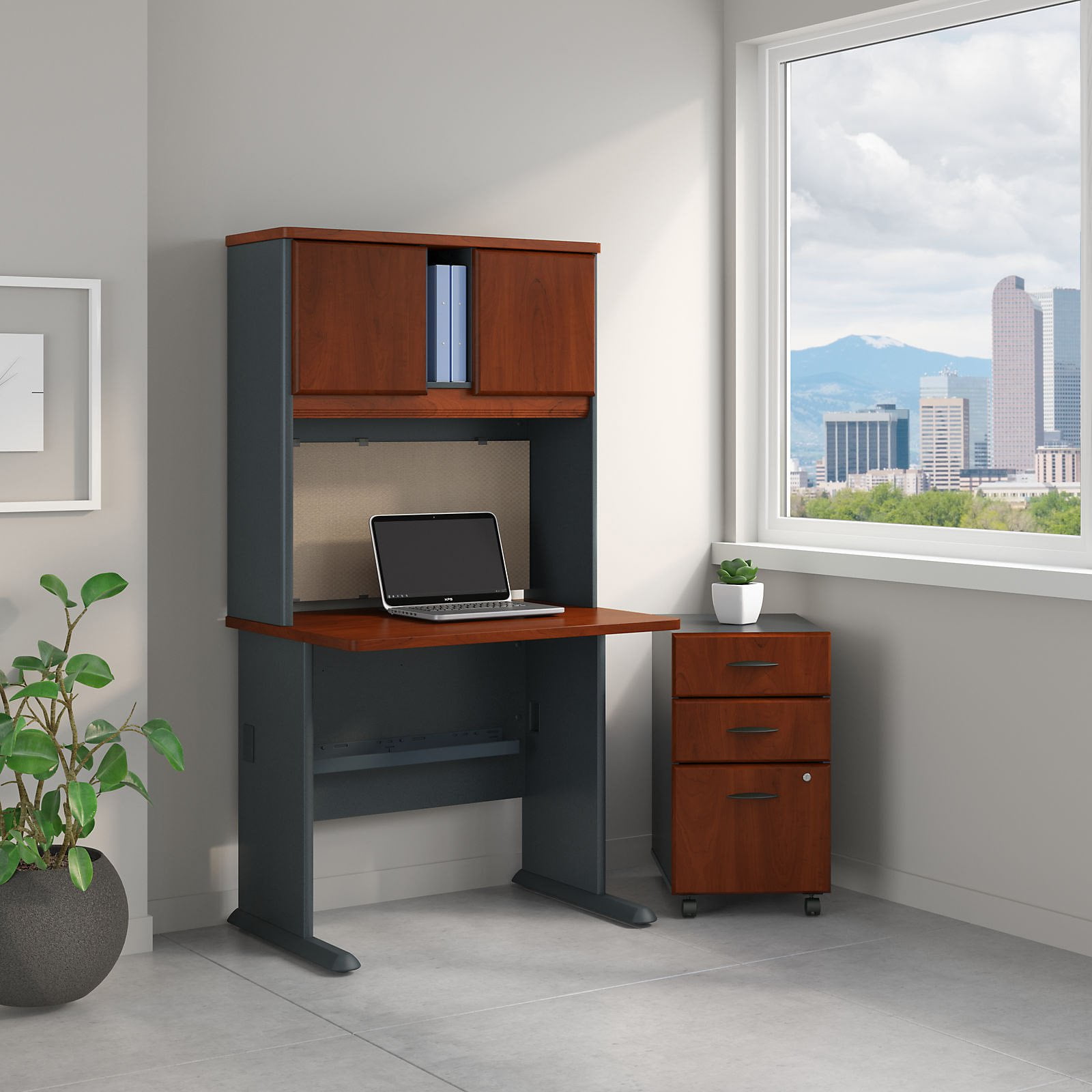 Bush Furniture Series A 36 In Desk With Hutch And Mobile File Cabinet   B5cb96b2 00d0 4473 9e25 F481fa3da36e 1.afaeb88b4a91b8007ea3223a3a8ff7ea 