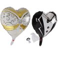 thumbnail image 3 of Ballons en Forme de Coeur Rouge, Ballons Romantiques de Valentines pour la Fête d'Anniversaire, 3 of 8