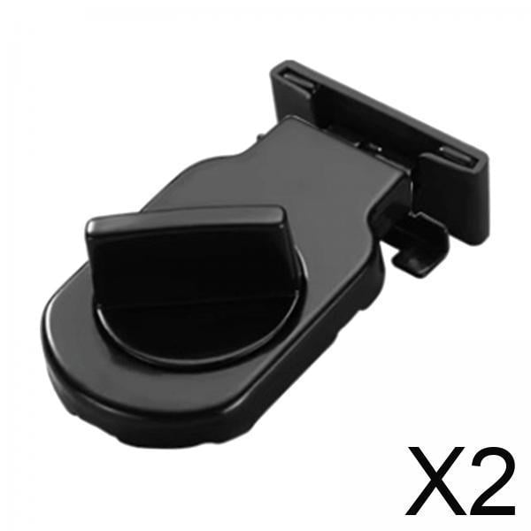 2x Cerradura De Seguridad Para Ventanas, Ajustable, A Prueba De Niños, Para Ventanas Corredizas De Dormitorio, Color Negro